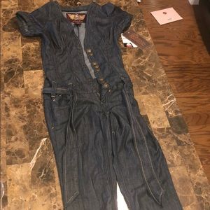 Vintage Denim Jumpsuit